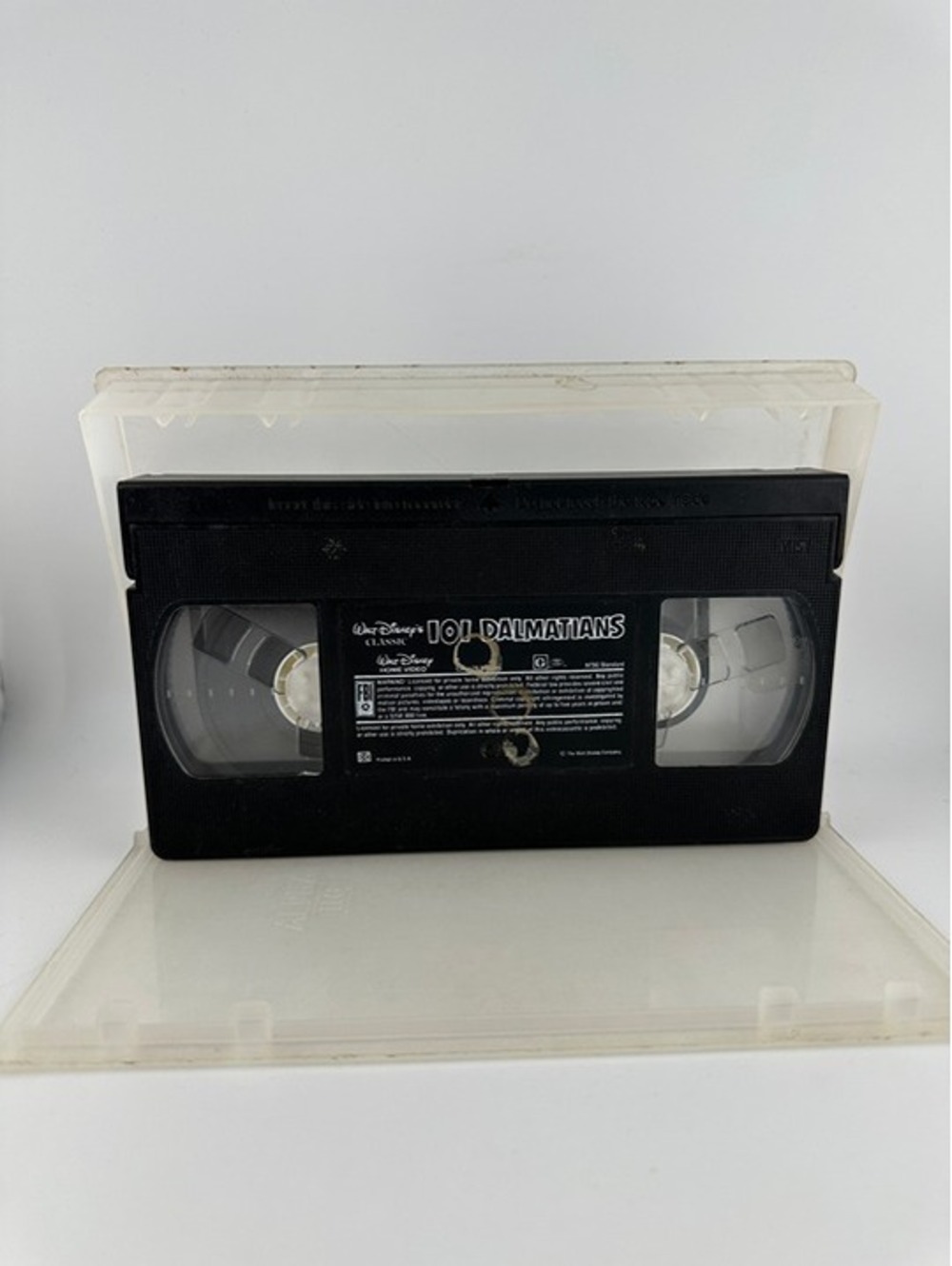 101 Dalmatians VHS Tape with Case